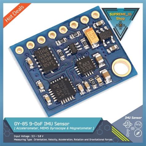 Gy Dof Imu Sensor Axis Gyroscope Accelerometer Magnetometer