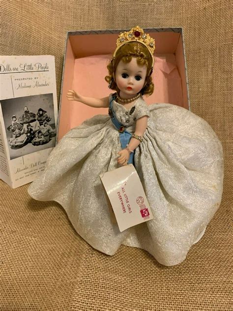 Vintage Madame Alexander Cissette Doll Queen Doll With Tag 1950 1960 Ebay In 2020 Vintage