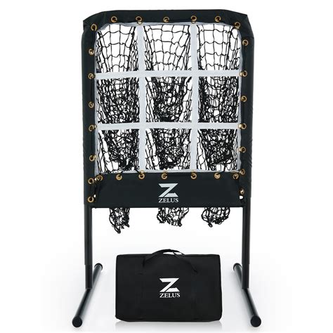 Zelus Baseball & Softball Training Net with Strike Zone, Portable and ...