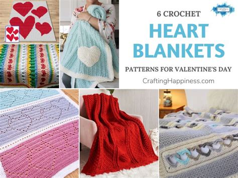 6 Crochet Heart Blanket Patterns For Valentine S Day Crafting Happiness