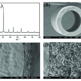 The Xrd Patterns Of Fresh Bcfz Powders A After Being Calcined At