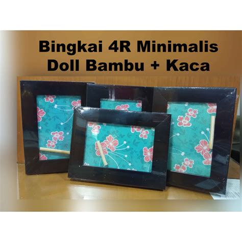 Jual Frame Pigura Bingkai Foto 4R 10x15cm Bahan Fiber Warna