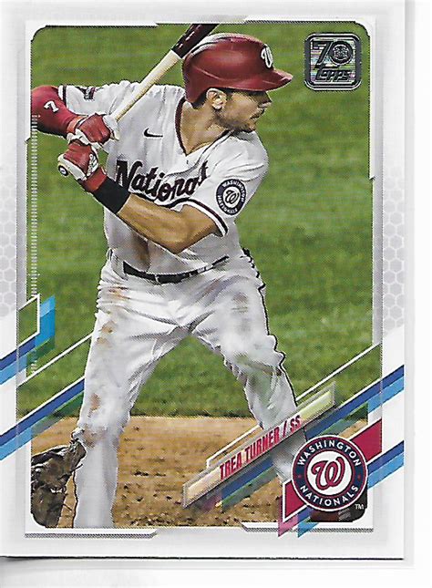 Topps Series Trea Turner Card Ebay