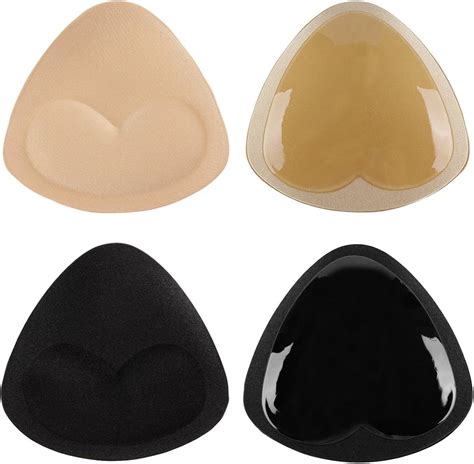 Sermicle Self Adhesive Bra Pads Inserts Removeable Silicone Triangle