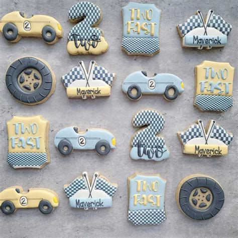 Growing Up Two Fast Race Car Birthday Theme Boy 2nd Birthday Ideas