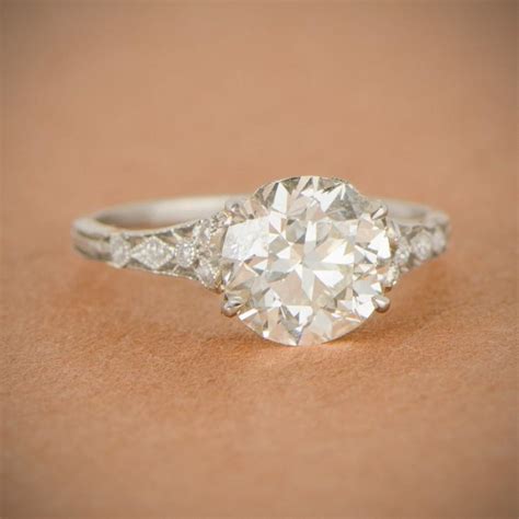 Rare Edwardian Engagement Ring Antique Engagement Ring Circa 1910