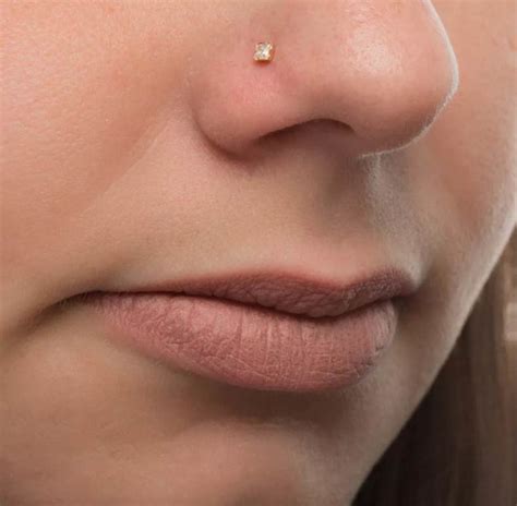 Piercing de Nariz de Ouro 18k Zircônia Elo7