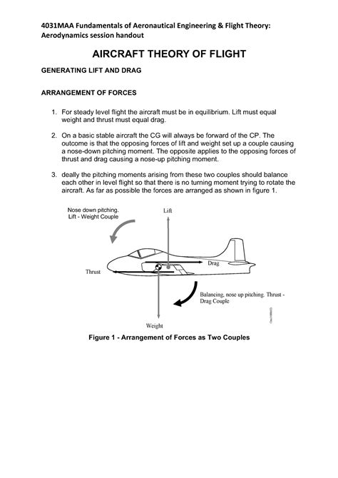 Aircraft Orientation Aerodynamics Aerodynamics Session Handout