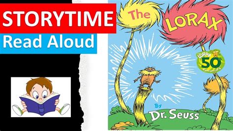 The Lorax Read Aloud Picture Book Dr Seuss Storytime Audiobooks Youtube