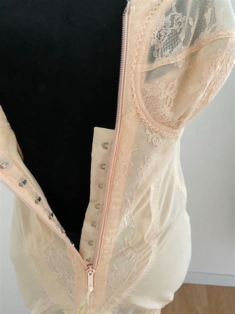 VINTAGE Triumph Nude CORSELETTE GIRDLE 1970s One Piece Zip And Etsy