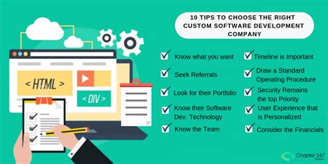 Tips To Choose The Right Custom Software Development Company