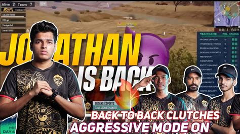 Godljonathan On Fire 🔥👿😱 Jonathan Aggressive Gameplay🔥 With