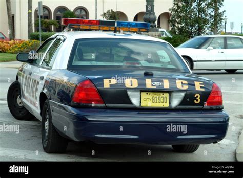 St Augustine Florida fl USA Police car Stock Photo - Alamy