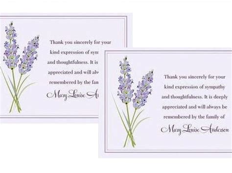 Funeral Thank You Card Etiquette How To Write Thank You Cards For