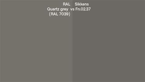 RAL Quartz Grey RAL 7039 Vs Sikkens Fn 02 37 Side By Side Comparison