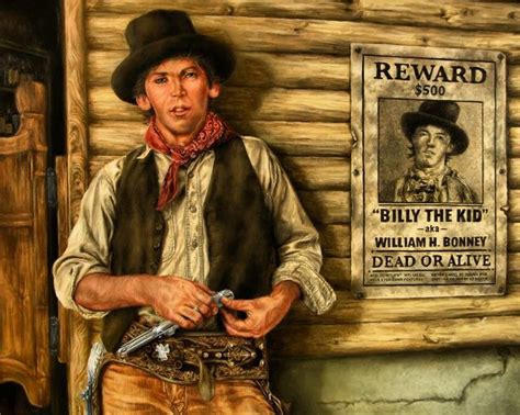 Wanted Dead Or Alive William H Bonney William Hill Wild West Party