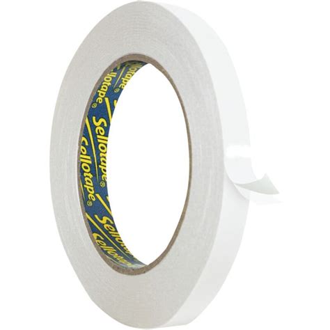 Sellotape 25108 Clear Double Sided Tape 12mm X 33m