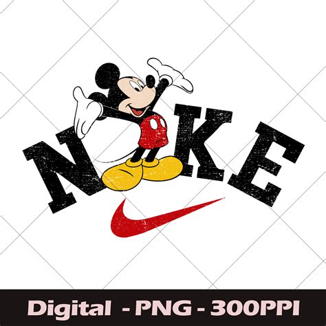 Mickey Mouse Swoosh Nike Png Retro Mickey Nike Png Just Do Inspire