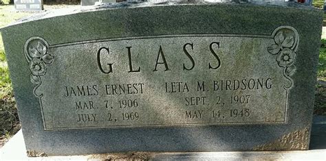 Leta Marie Birdsong Glass M Morial Find A Grave