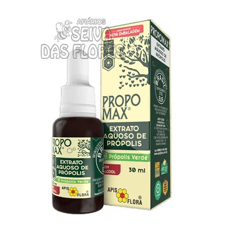 PROPOMAX Extrato Aquoso de Própolis Verde Sem Álcool 30 ml Apis