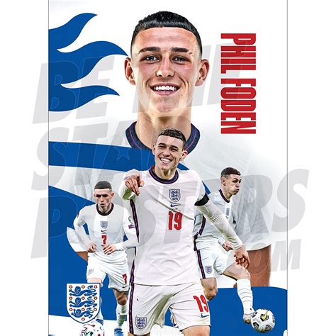 Buy Be The Star Posters England National Team Phil Foden Action Poster ...