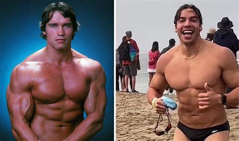 Arnold Schwarzenegger S Son Joseph Baena Looks Just Like Dad As He