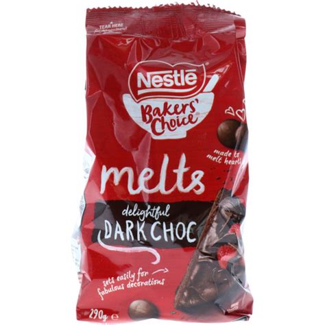 Nestle Bakers Choice Choc Melts Delightful Dark G Prices Foodme