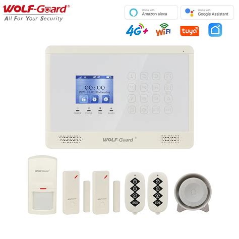 Wolf Guard WT4BX WiFi 4G GSM Smart Security Home Alarm System Work With