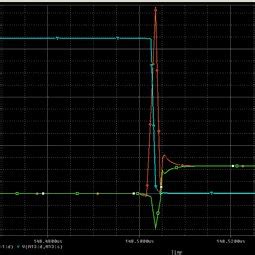 Drain Source Voltage And First And Last Segment Current Waveform And