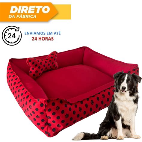 Cama Caminha Pet Cachorro Tamanho Grande Confort Vel Z Per Lav Vel