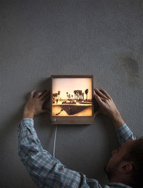 An Elegant Led Backlit Frame That Turns Your Photos Into Illuminated