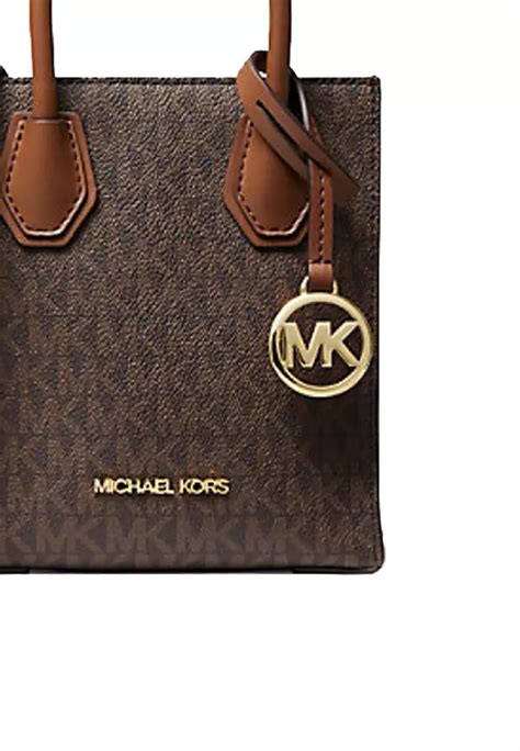 Michael Kors Michael Kors Mercer Extra Small Logo And Leather Crossbody