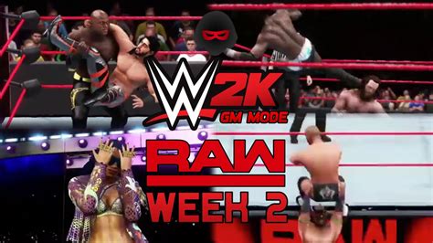 Wwe K Universe Mode Raw Week Highlights Season Wwe K Youtube