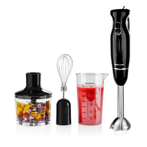 Ovente Multi Purpose Hand Blender Immersion Blender Set 15 4 In Ralphs