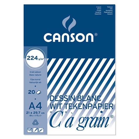 C A GRAIN CANSON 224 GR A4 BLOC 20FLS Phenix