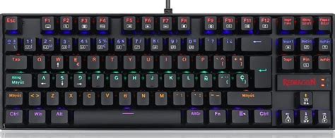 TECLADO MECANICO REDRAGON K552 KUMARA 2 RAINBOW OUTEMU RED SWITCHES