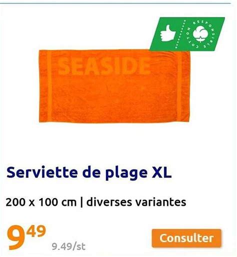 Promo Serviette De Plage Xl Chez Action ICatalogue Fr