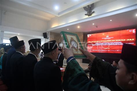 Pelantikan Dan Pengambilan Sumpah Anggota Ppk Kota Bogor Antara Foto