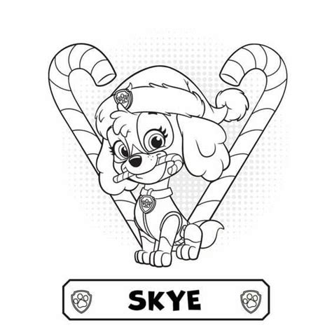 Paw Patrol Christmas Coloring Pages Paw Patrol Christmas Paw Patrol