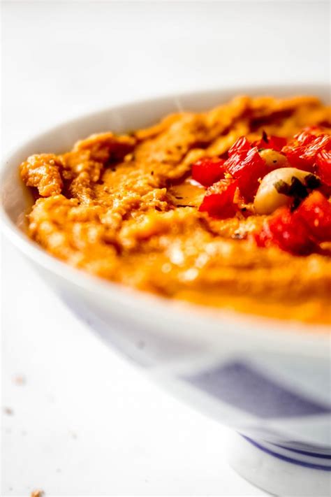 Roasted Red Pepper Hummus Damn Spicy