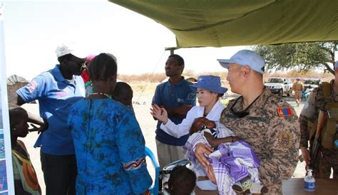 Mongolian Peacekeepers Provide Medical Assistance In South Sudan