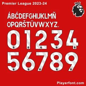 Premier League 2023-2024 Font Download - Player Font