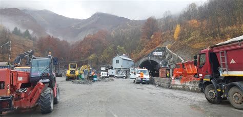 Piedmont Anas Red Marrez Les Travaux Dexcavation Du Nouveau Tunnel