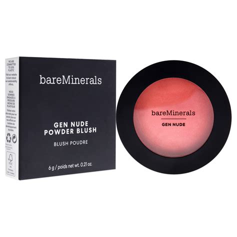 Gen Nude Powder Blush Peachy Keen By BareMinerals For Women 0 21 Oz Blush King Size