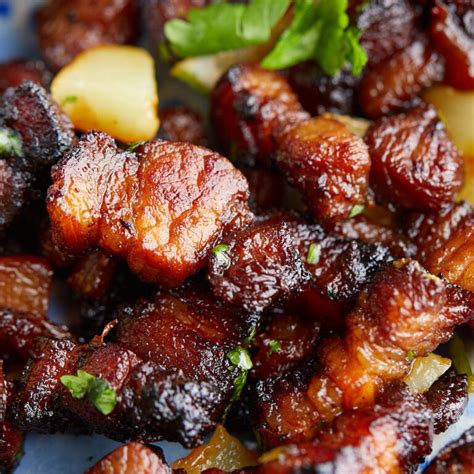 Crispy Air Fryer Pork Belly Bites Bites With Bri