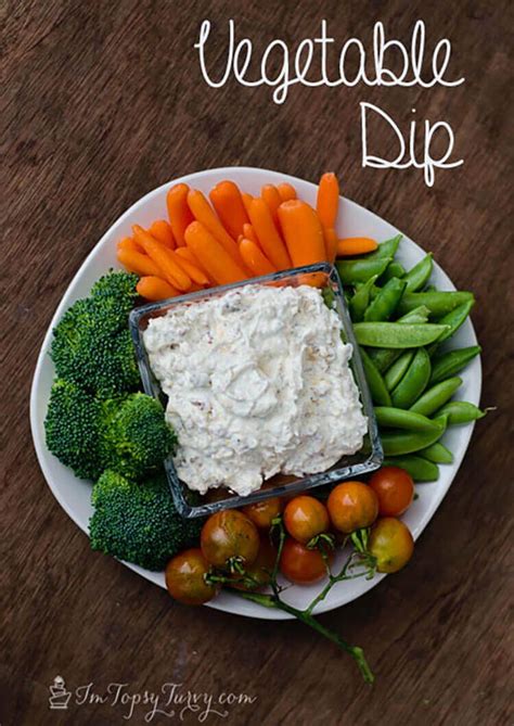 Vegetable Dip | Easy and Delicious Recipe