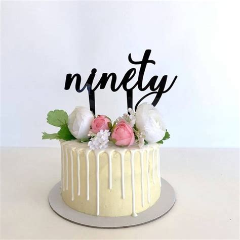 90th Birthday Cake Toppers - Happy 90th Birthday Cake Decorations Australia