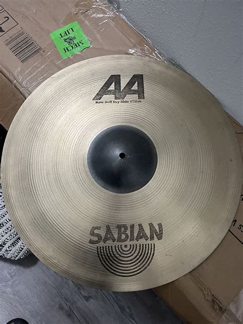 Sabian 21 AA Raw Bell Dry Ride Cymbal 2006 2018 Reverb