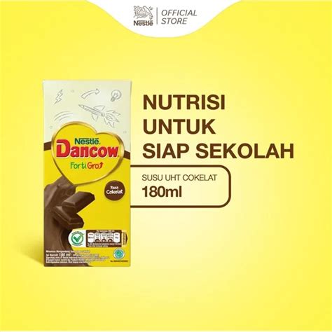 Jual Nestle Dancow Fortigro Susu Uht Anak Rasa Cokelat 180 Ml Shopee