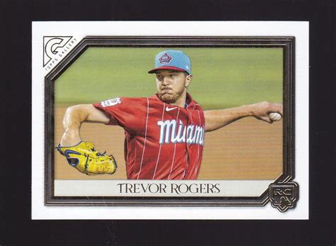 Topps Gallery Trevor Rogers Rookie Miami Marlins Ebay